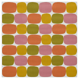 Retro-60er-70er-Muster Stoff