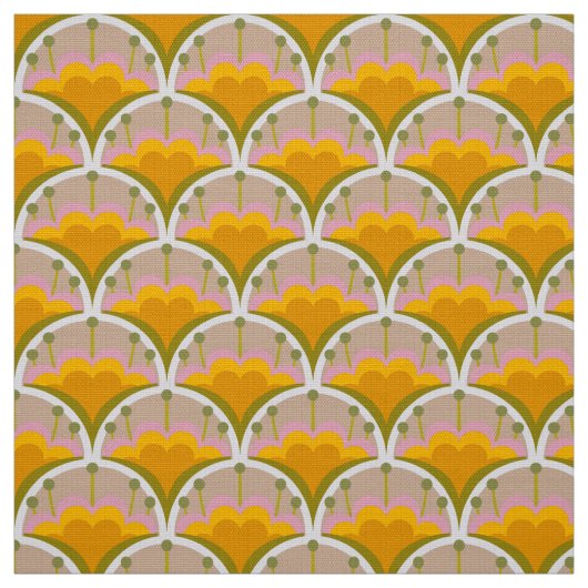 Retro-60er-70er-Muster Stoff (Muster)