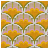 Retro-60er-70er-Muster Stoff (Nahaufnahme)