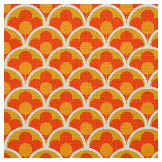 Retro-60er-70er-Muster Stoff (Muster)