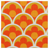 Retro-60er-70er-Muster Stoff (Nahaufnahme)