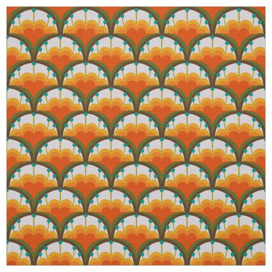 Retro-60er-70er-Muster Stoff (Muster)