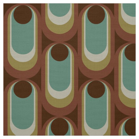 Retro-60er-70er-Muster Stoff (Muster)