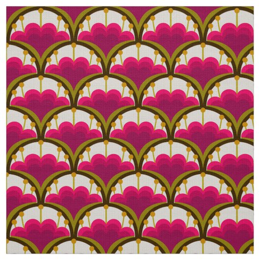 Retro-60er-70er-Muster Stoff (Muster)