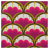 Retro-60er-70er-Muster Stoff (Nahaufnahme)