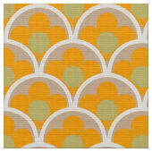 Retro-60er-70er-Muster Stoff (Nahaufnahme)