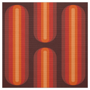 Retro-60er-70er-Muster Stoff