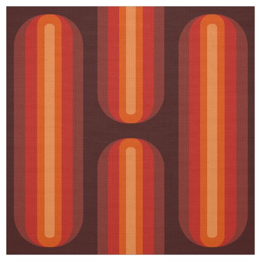 Retro-60er-70er-Muster Stoff (Muster)