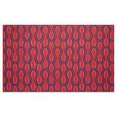 Retro-60er-70er-Muster Stoff (Fat Quarter (45,7 x 55,9 cm))