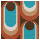 Retro-60er-70er-Muster Stoff (Nahaufnahme)