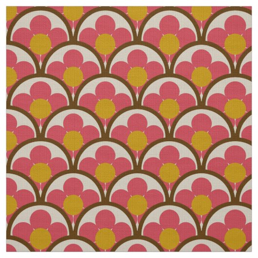 Retro-60er-70er-Muster Stoff (Muster)