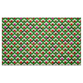 Retro-60er-70er-Muster-Stoff Stoff (Fat Quarter (45,7 x 55,9 cm))