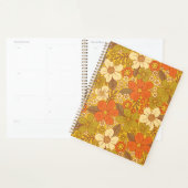 Retro 60er/70er Orange/Olive Green Floral Planer (Anzeige)