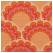 Retro-60er-70er-Stoff Stoff (Nahaufnahme)