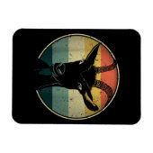 Retro 60er 70er Vintager Bauer Tierziege Magnet (Horizontal)