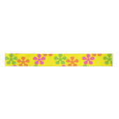 Retro 60er Blume Band Satinband (Vorderseite)
