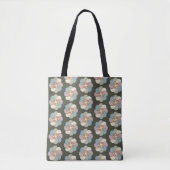 Retro 60er Blumen Tasche (Vorderseite)