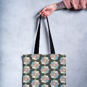 Retro 60er Blumen Tasche