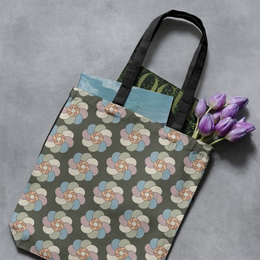 Retro 60er Blumen Tasche