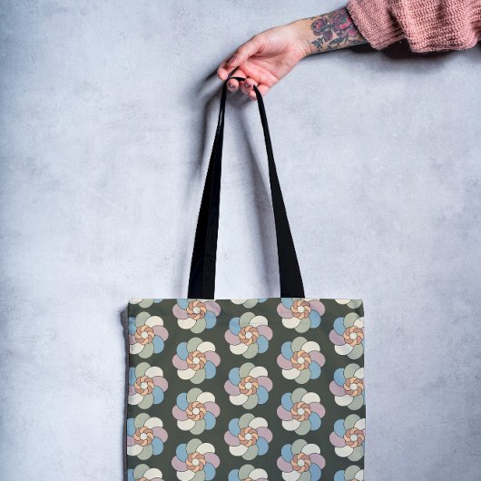 Retro-60er-Florale Tasche