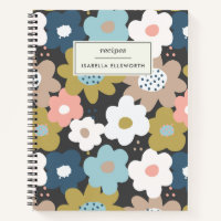 Retro 60er Groovy Floral Blume Personalisiert Reze