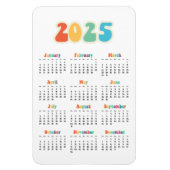 Retro 60er Hippie 2023 Magnet (Vertikal)