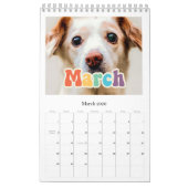 Retro 60er Hippie Drehbuchreihe Kalender 2026 (Mär 2026)