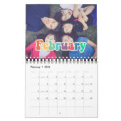 Retro 60er Hippie Fun Family Foto 2025 Kalender (Feb 2026)