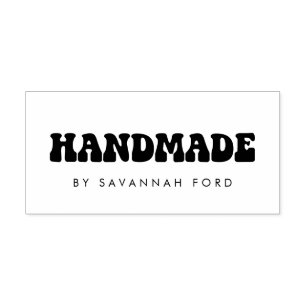 Retro 60er Hippie Fun Handmade Permastempel