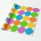 Retro-60er-Packpapier Geschenkpapier (Ungerollt)