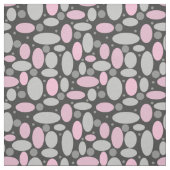 Retro, 60er, Polka Punkte, grau und rosa Stoff (Muster)