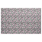 Retro, 60er, Polka Punkte, grau und rosa Stoff (Fat Quarter (45,7 x 55,9 cm))