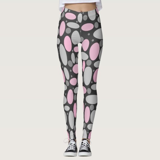 Retro, 60er, Polka-Punkte Leggings (Vorderseite)