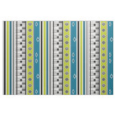 Retro, 60er, populär, Mode, blau, grün, geo Stoff (Fat Quarter (45,7 x 55,9 cm))