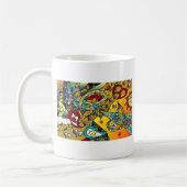 Retro 60er Psychedelic Cycle of Life Geschenke App Kaffeetasse (Links)