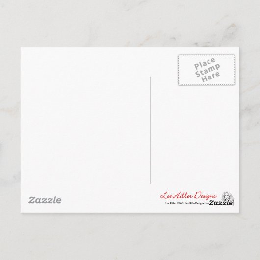 Retro 60er Psychedelic Hearts Paisley Gifts Appare Postkarte (Rückseite)