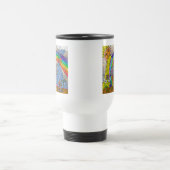 Retro 60er Psychedelic Magic Mushrooms Travel Mug Reisebecher (Mittel)