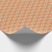 Retro 60er Stil Nahtloses Muster Geschenkpapier (Ecke)