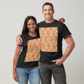 Retro 60er Stil Nahtloses Muster T-Shirt (Unisex)