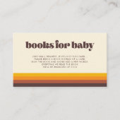 Retro 60er Vintag Baby Showkarte Begleitkarte (Vorderseite)