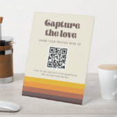 Retro 60er Vintag Capture the Liebe Sockelschild (In SItu)