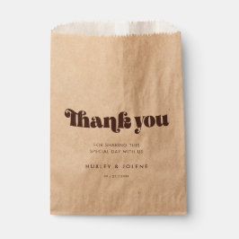 Retro 60er Vintag Mitte Jahrhundert Hochzeit Geschenktütchen