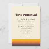 Retro 60er Vintag Mitte Jhd. Einladung (Vorderseite)