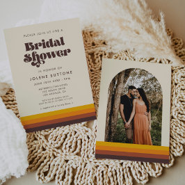 Retro 60er Vintages Brautparty Einladung