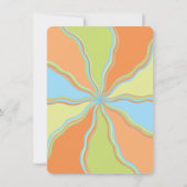 Retro 60's 70's Doctor MD Abschluss Einladung (Rückseite)