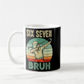 Retro 67 Meme 6 7 Six Seven Bruh Golf Golfer Vinta Kaffeetasse (Links)