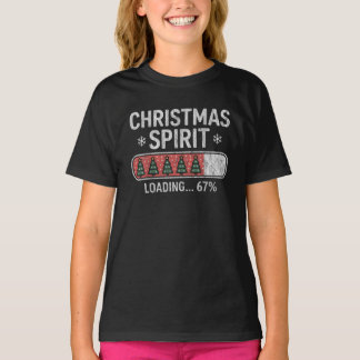 Retro 67 Meme Six Seven Christmas Spirit T-Shirt