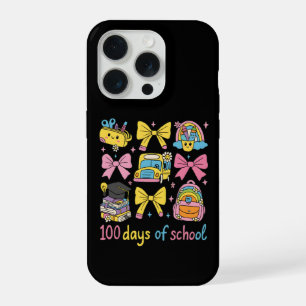 Retro 67 Schultage Pastell Bleistift Schüler iPhone 15 Pro Hülle
