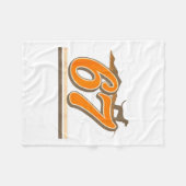 Retro 67 Tennessee Name Funny Tn Dog Gift For Men Fleecedecke (Vorderseite (Horizontal))