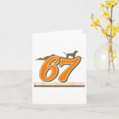 Retro 67 Tennessee Name Funny Tn Dog Gift For Men Karte (Gelbe Blume)